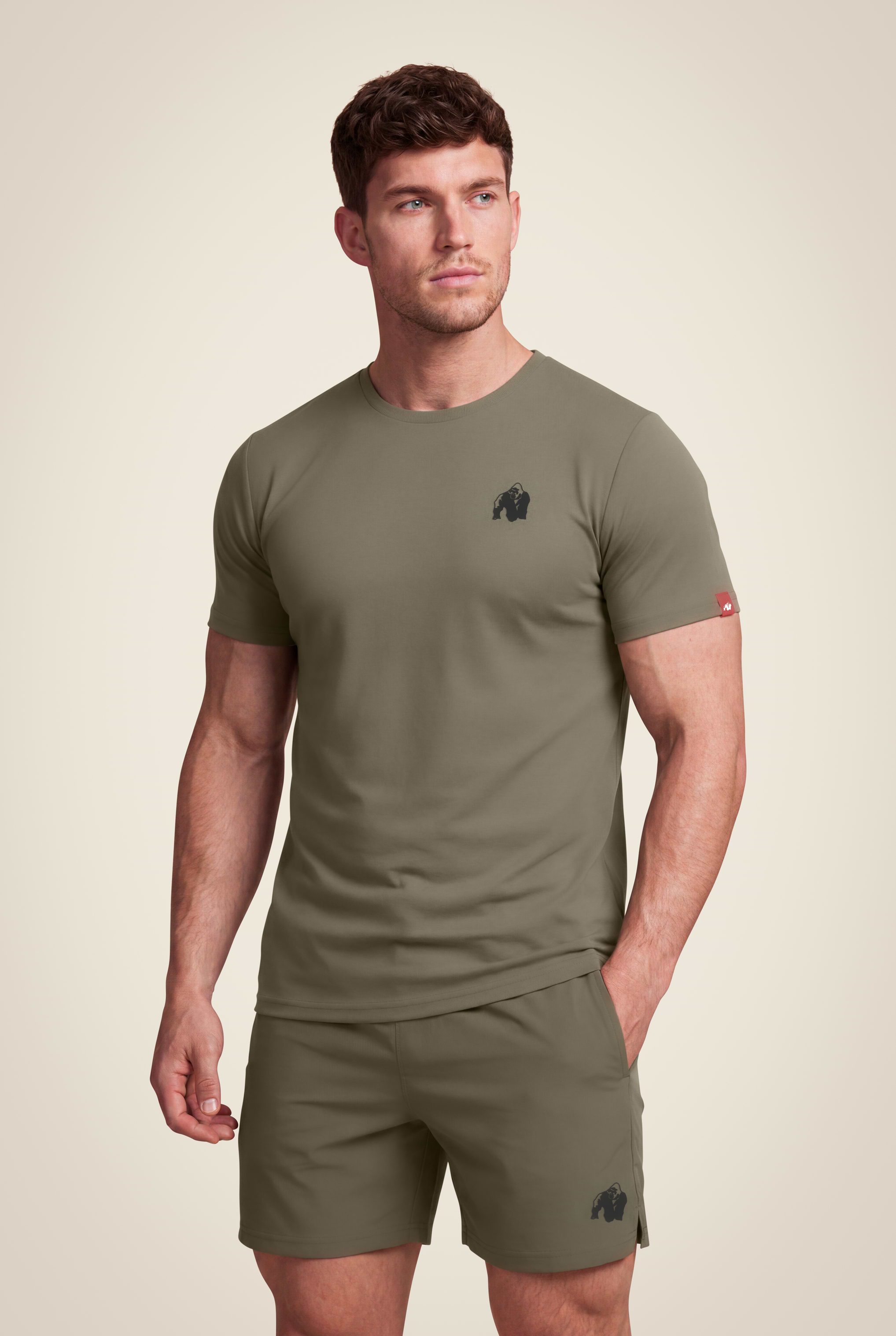 Gorilla Wear Colton T-Shirt T-Shirt & Tops Army Green