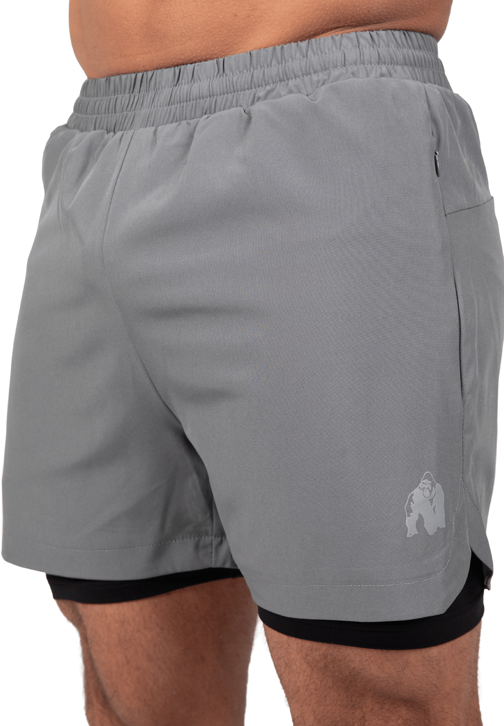 Gorilla Wear Cortez 2-in-1 Shorts Shorts Anthracite