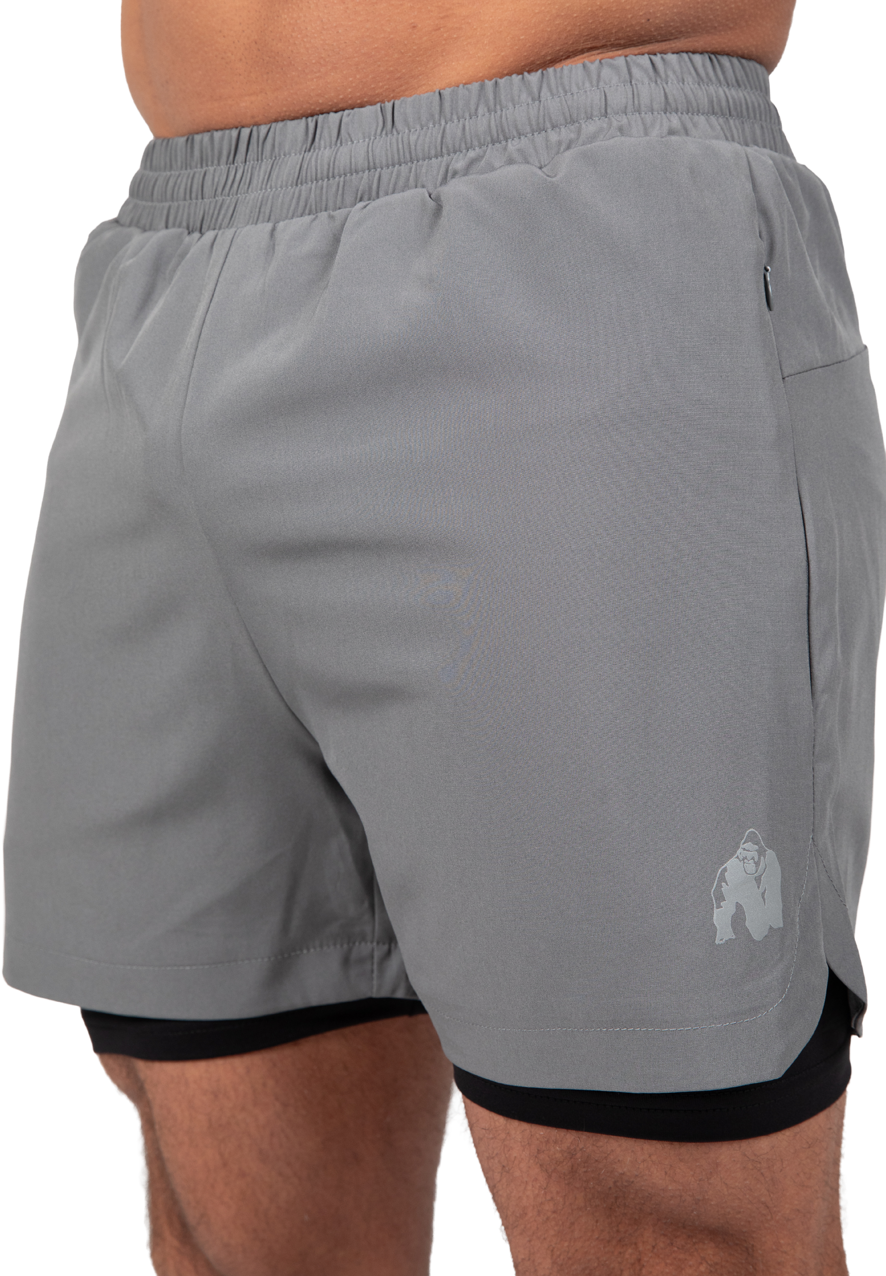Gorilla Wear Cortez 2-in-1 Shorts Shorts Anthracite