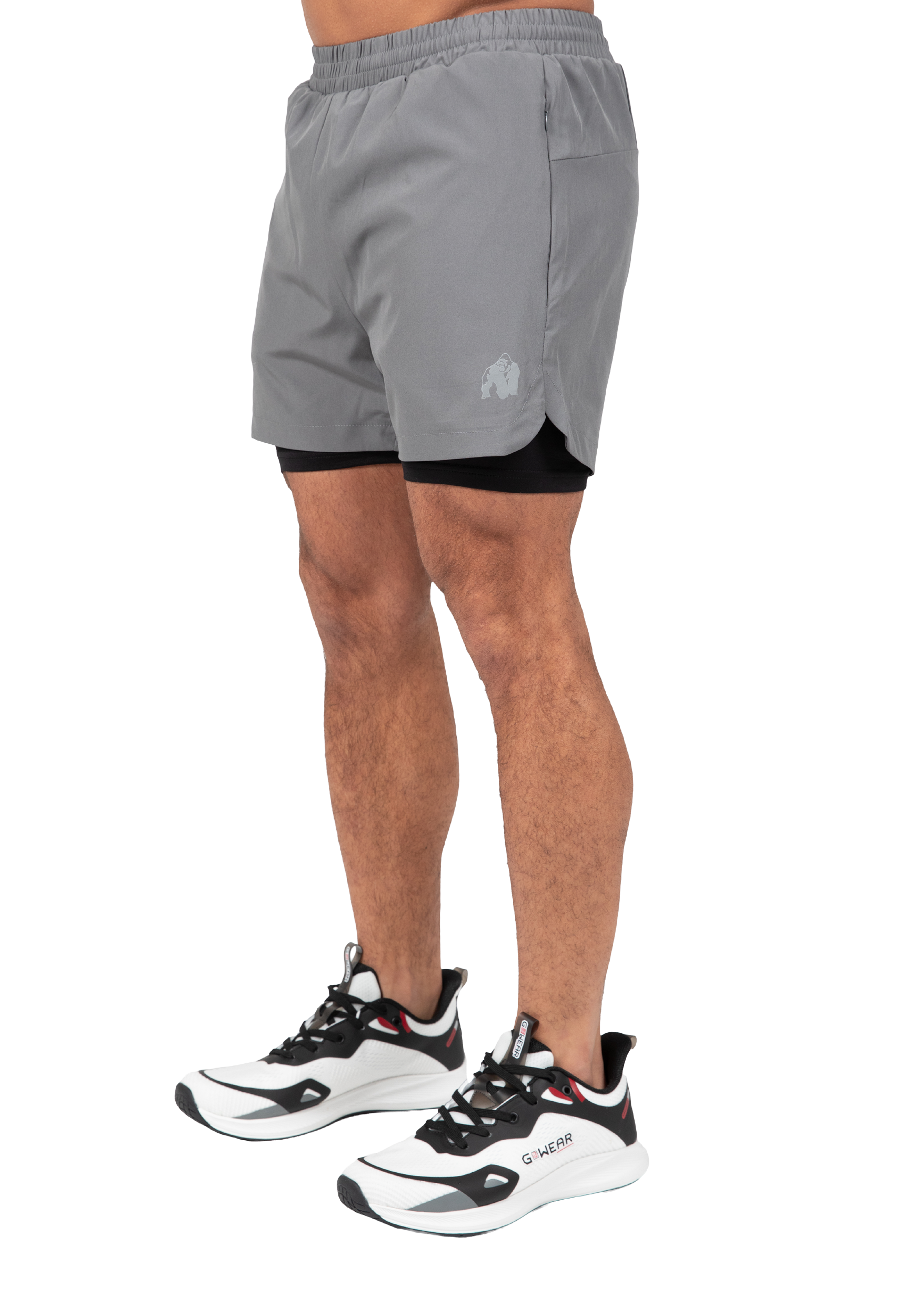 Gorilla Wear Cortez 2-in-1 Shorts Shorts Anthracite