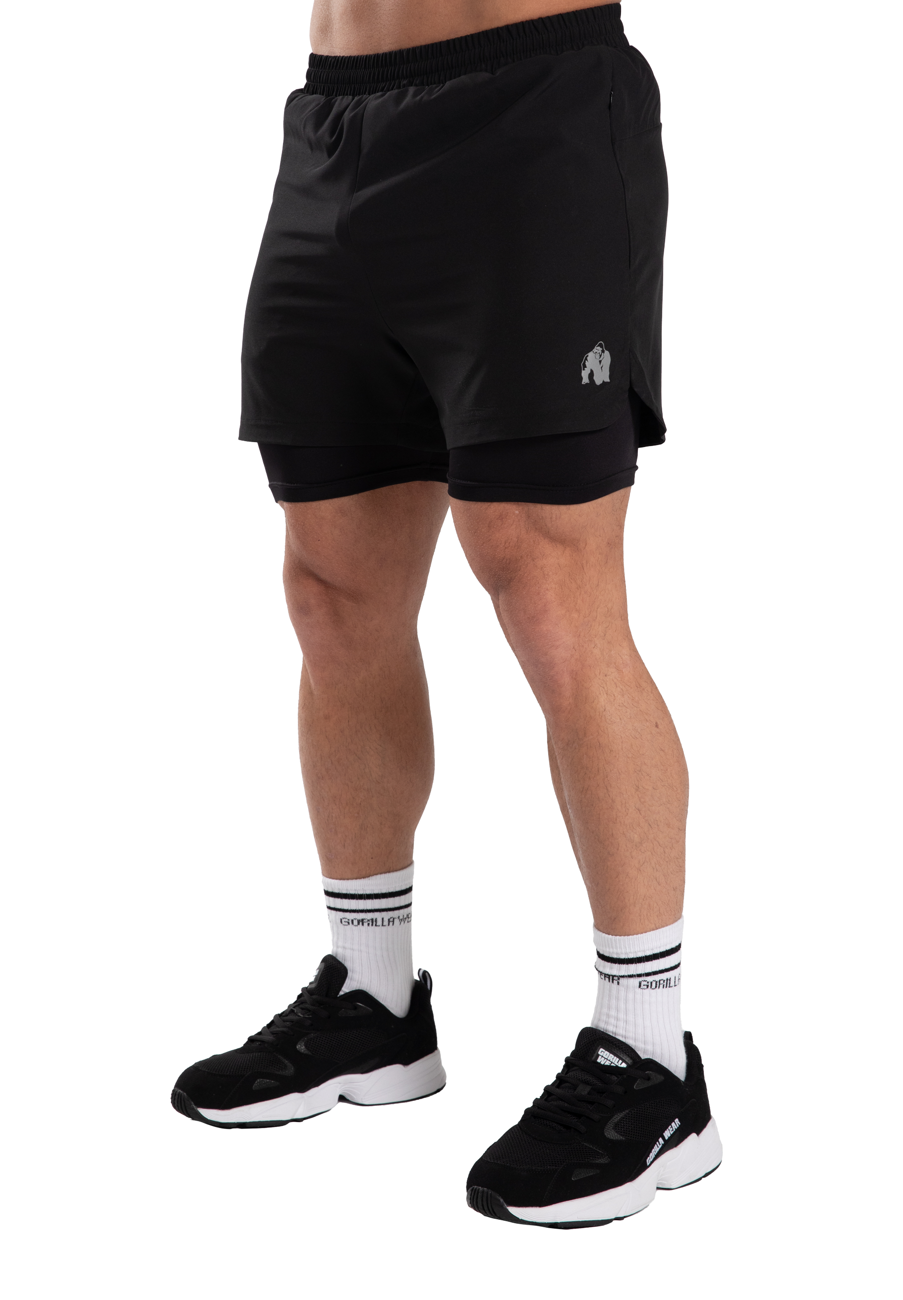Gorilla Wear Cortez 2-in-1 Shorts Shorts Black