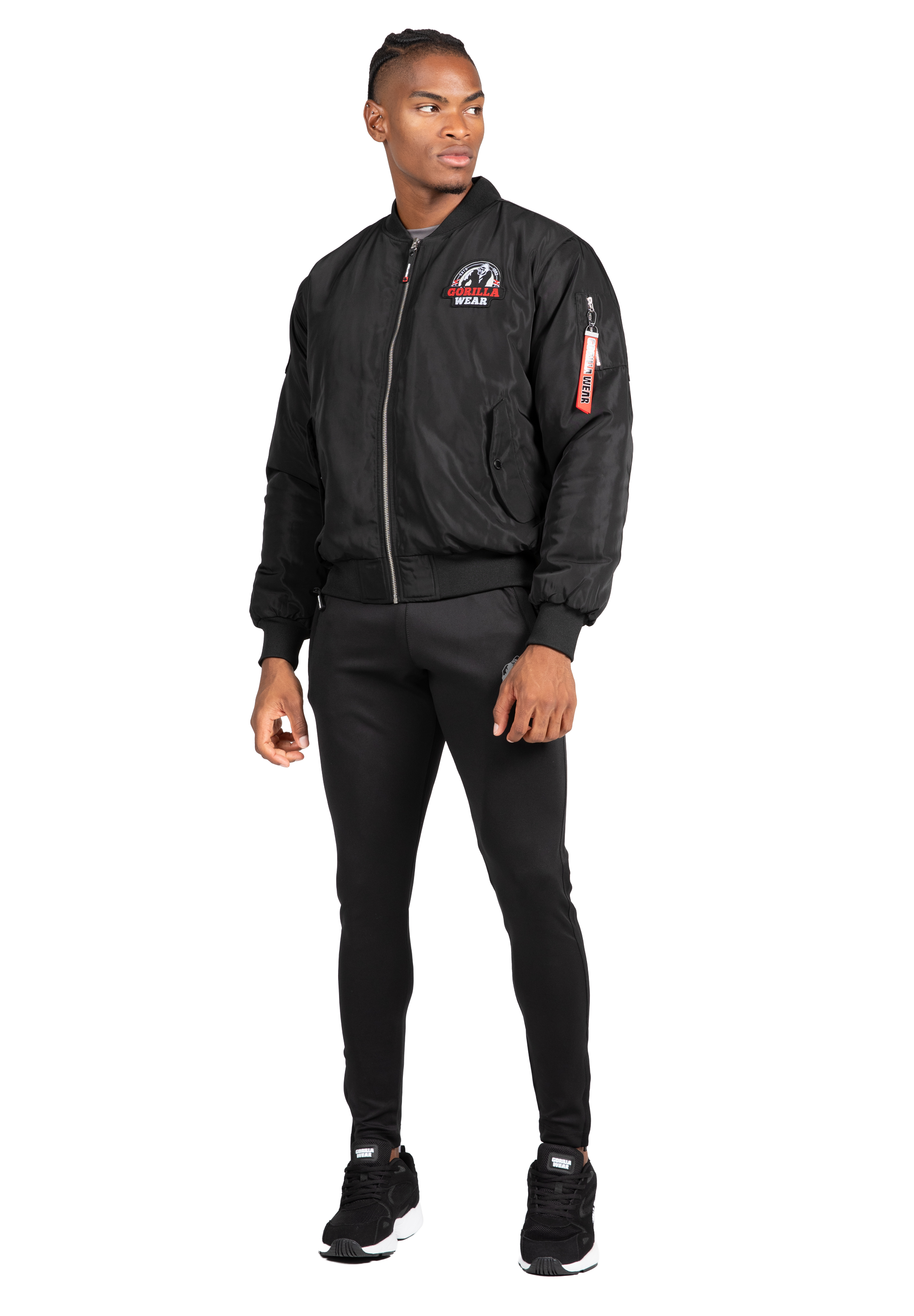 Gorilla Wear Covington Bomber Jacket Jacket Black