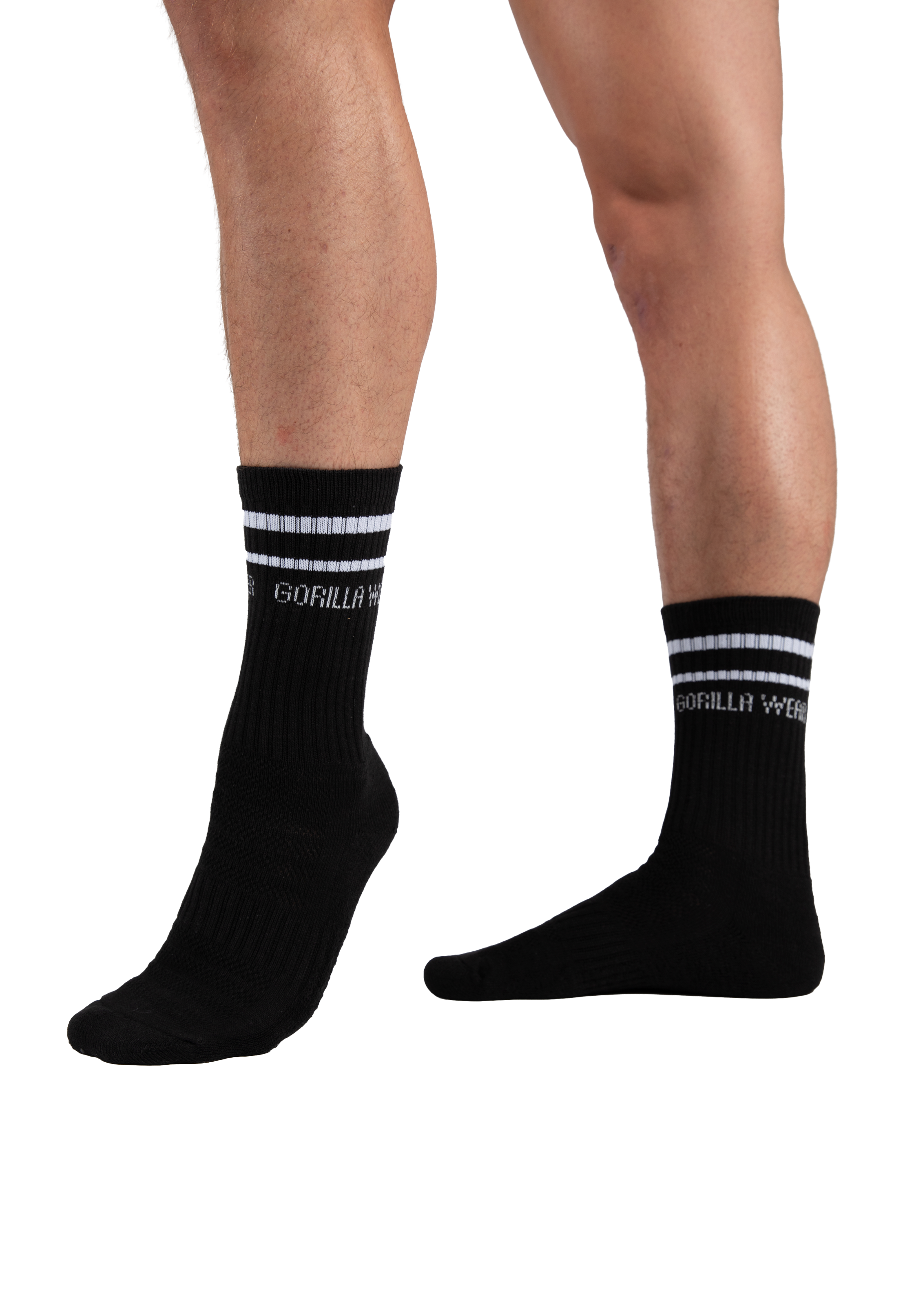 Gorilla Wear Crew Socks 2-Pack Socks Black