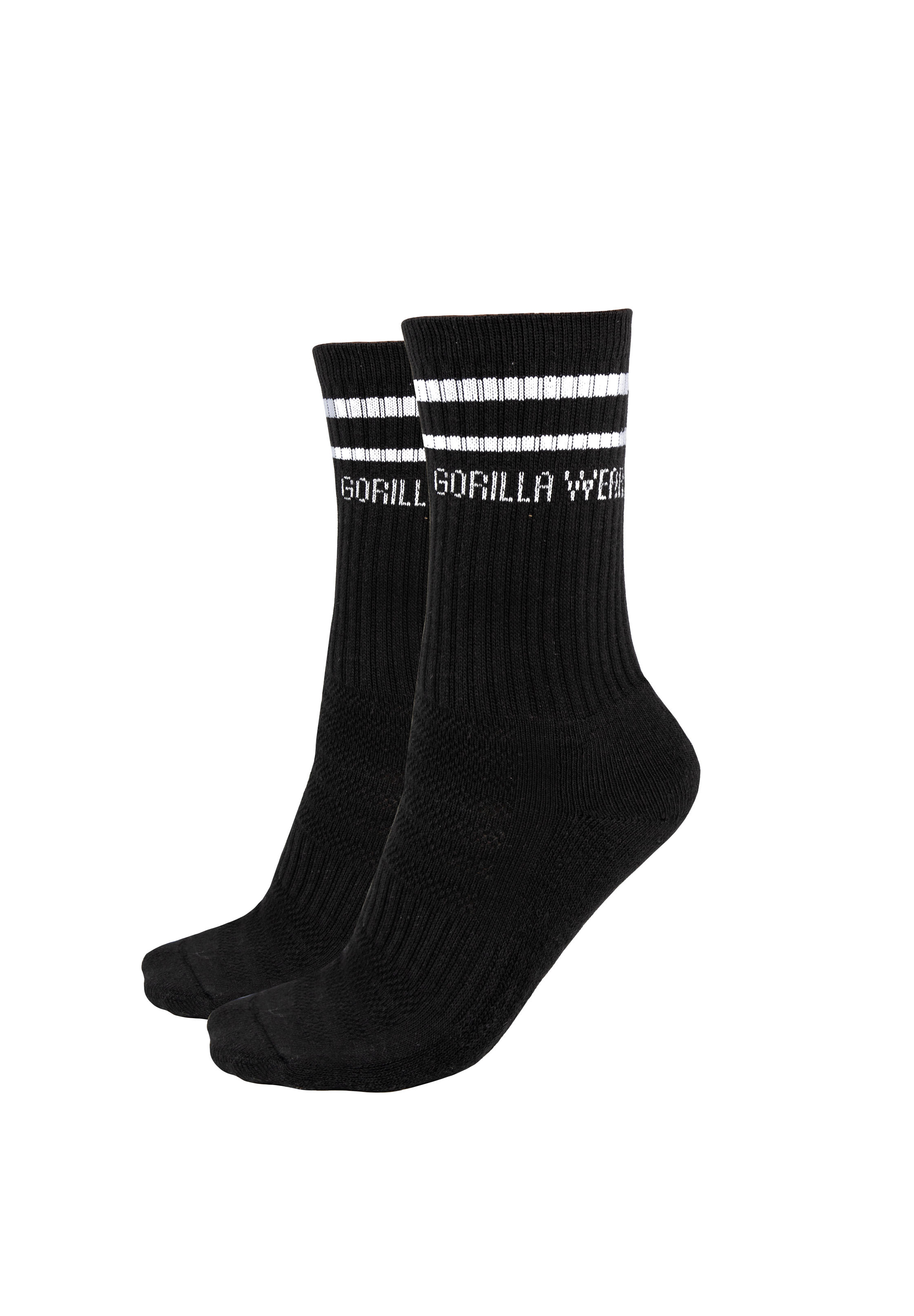Gorilla Wear Crew Socks 2-Pack Socks Black
