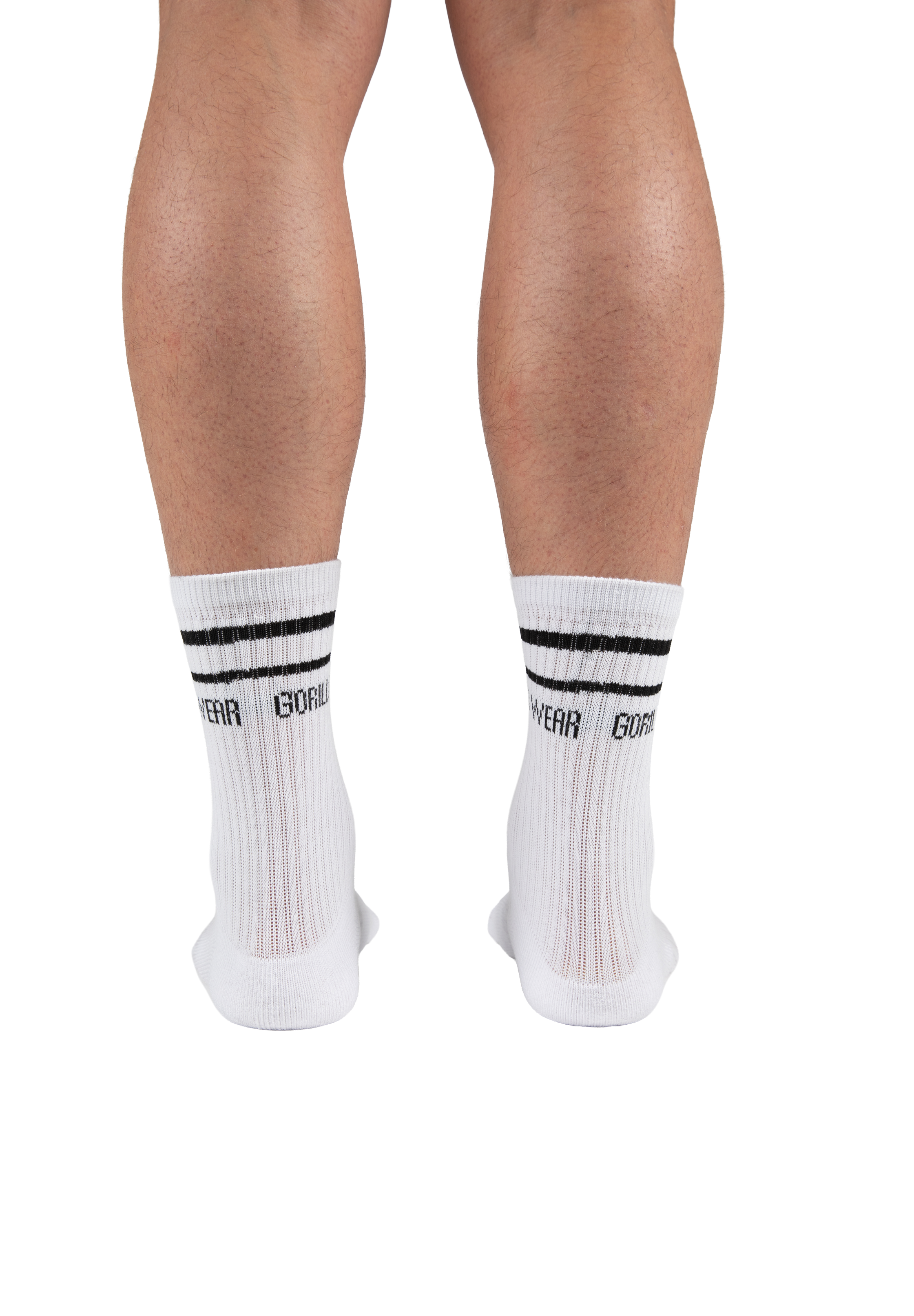 Gorilla Wear Crew Socks 2-Pack Socks White