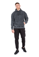Gorilla Wear Crowley Men's Oversized Hoodie Hoodie & Sweatshirt Washed Gray