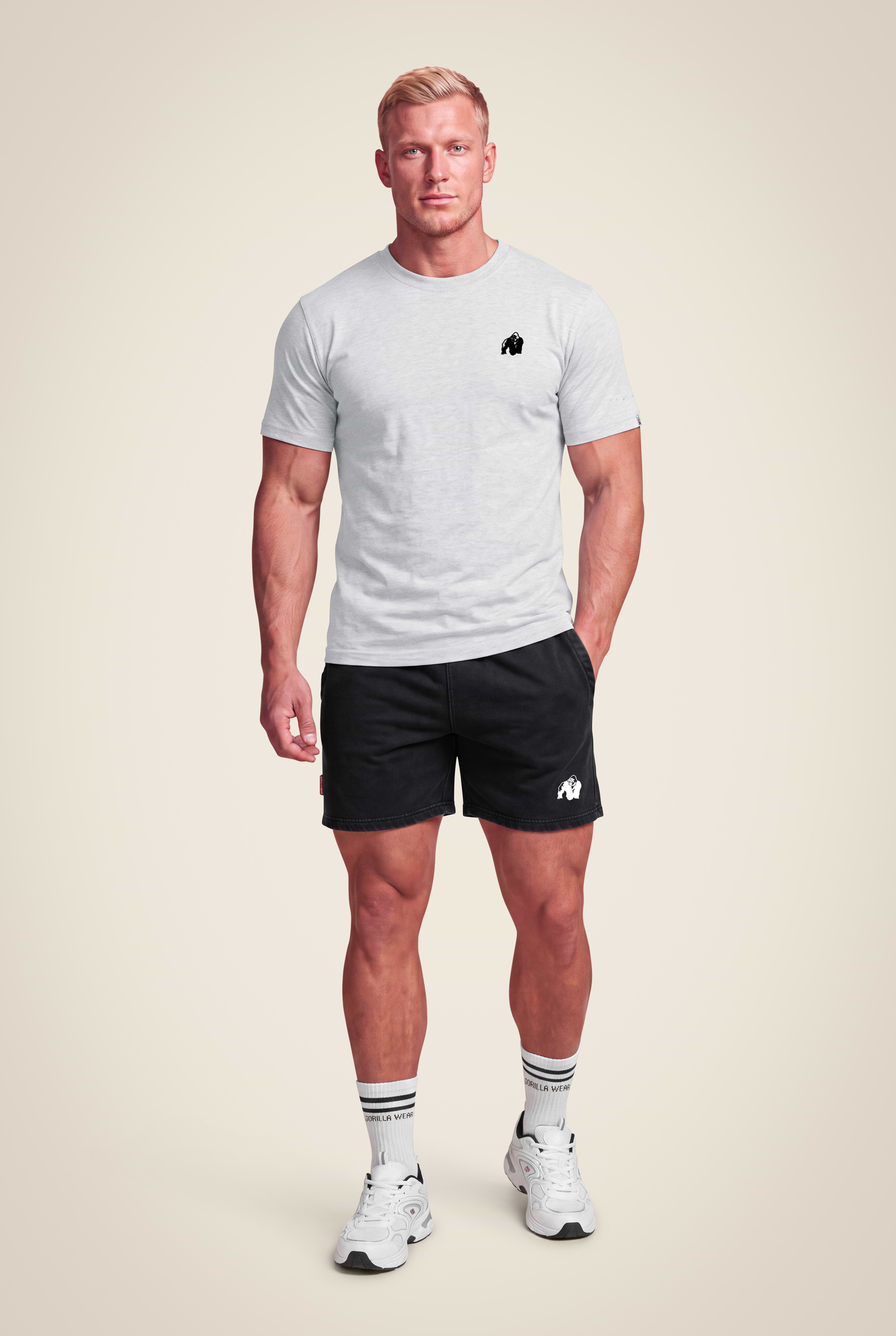 Gorilla Wear Curtis Sweatshorts Shorts Washed Gray