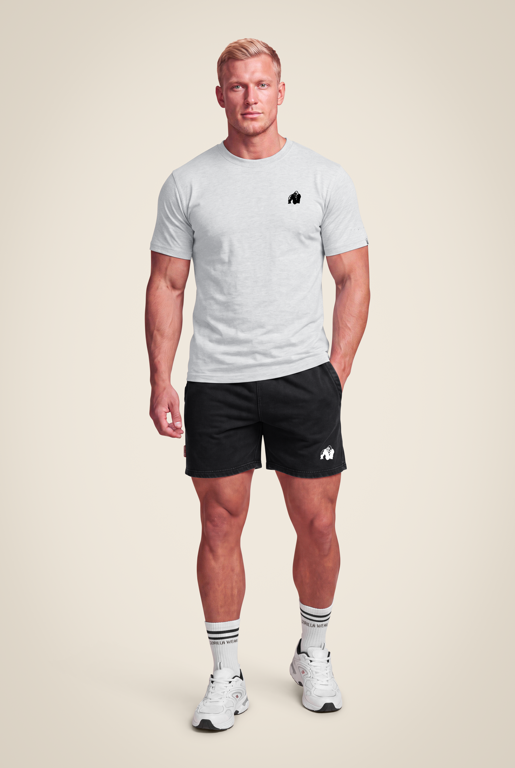 Gorilla Wear Curtis Sweatshorts Shorts Washed Gray