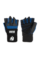 Gorilla Wear Dallas Wrist Wraps Gloves Workout Gloves & Grips Black/Blue
