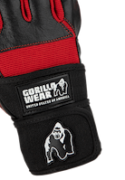 Gorilla Wear Dallas Wrist Wraps Gloves Workout Gloves & Grips Black/Red