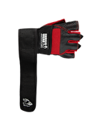 Gorilla Wear Dallas Wrist Wraps Gloves Workout Gloves & Grips Black/Red