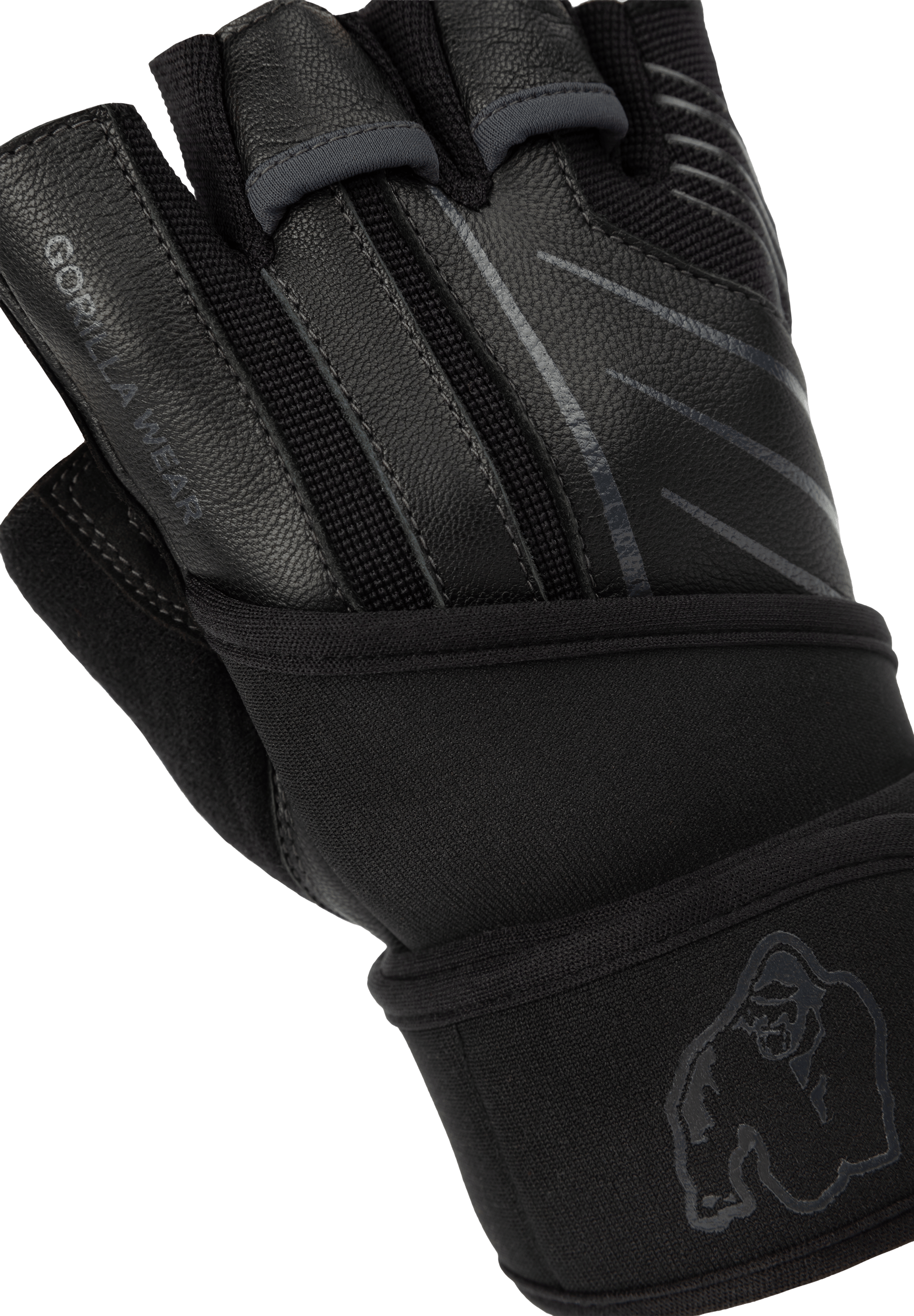 Gorilla Wear Dallas Wrist Wraps Gloves 2.0 Workout Gloves & Grips Black/Gray