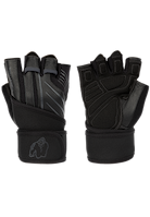 Gorilla Wear Dallas Wrist Wraps Gloves 2.0 Workout Gloves & Grips Black/Gray