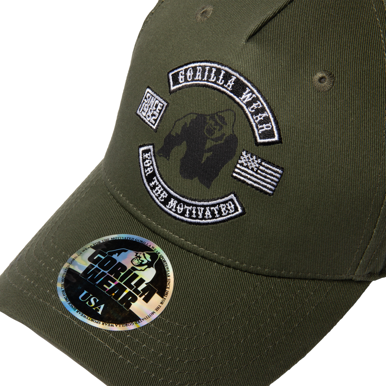 Gorilla Wear Darlington Cap Caps & Beanies Army Green