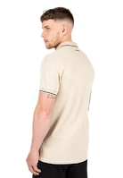 Gorilla Wear Delano Polo T-Shirt & Tops Beige/Black