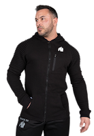 Gorilla Wear Delta Zipped Hoodie Hoodie & Sweatshirt Black