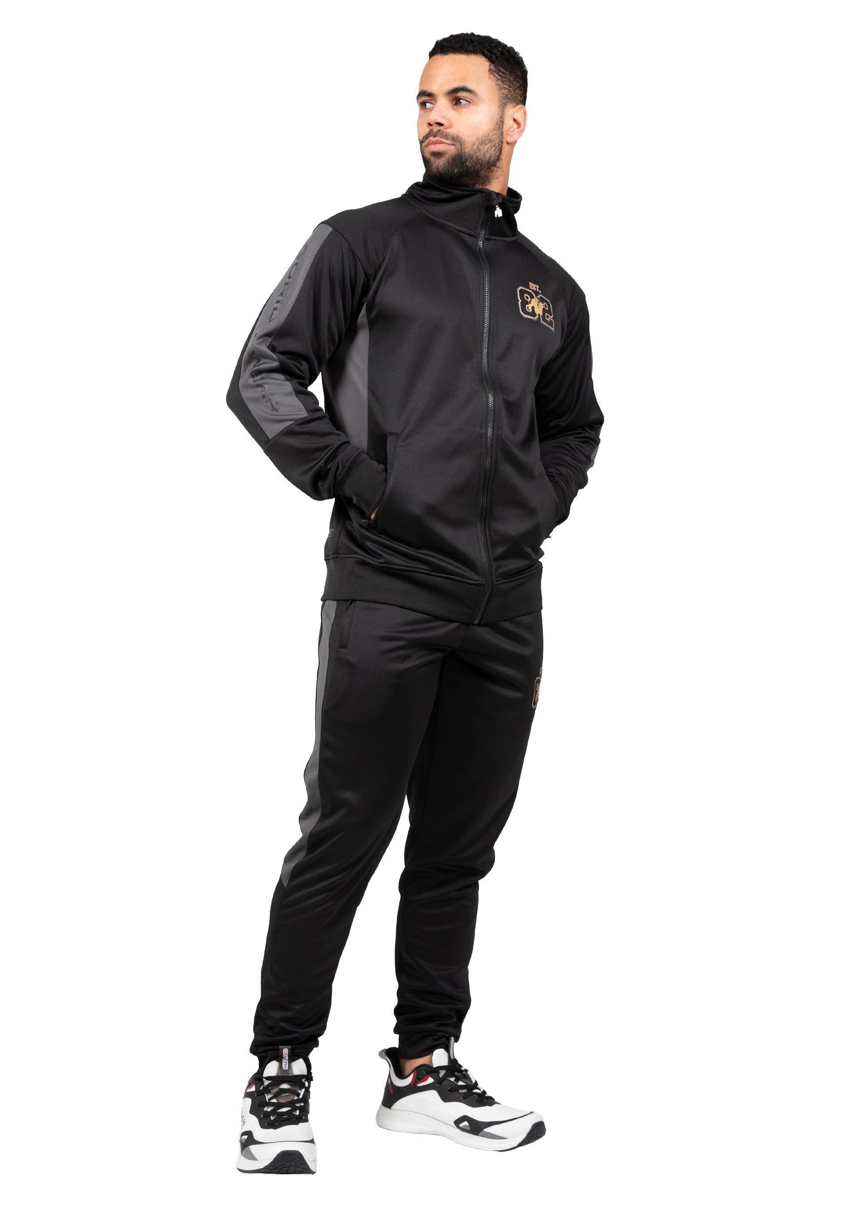 Gorilla Wear Devon Training Jacket Jacket Black/Gray