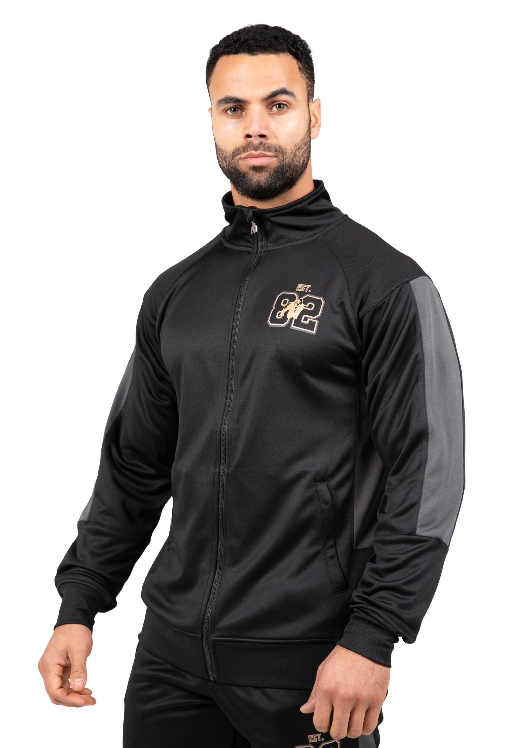 Gorilla Wear Devon Training Jacket Jacket Black/Gray
