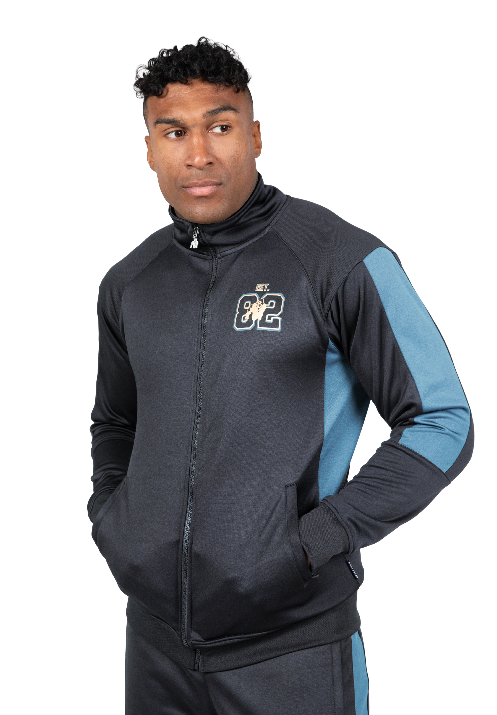 Gorilla Wear Devon Training Jacket Jacket Gray/Blue