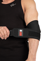 Gorilla Wear Elbow Wraps Lifting Straps & Wraps Black