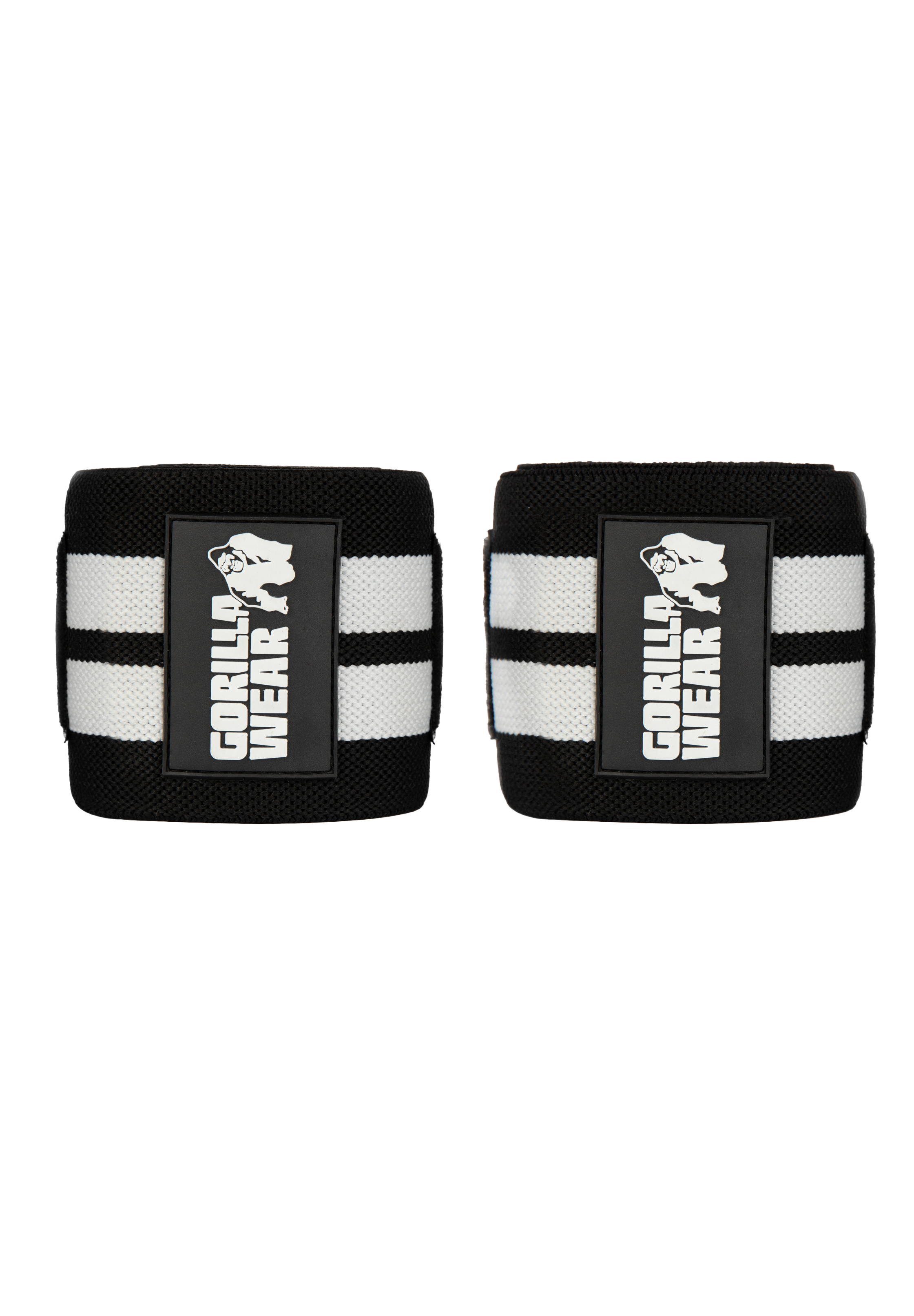 Gorilla Wear Elbow Wraps Lifting Straps & Wraps Black/White