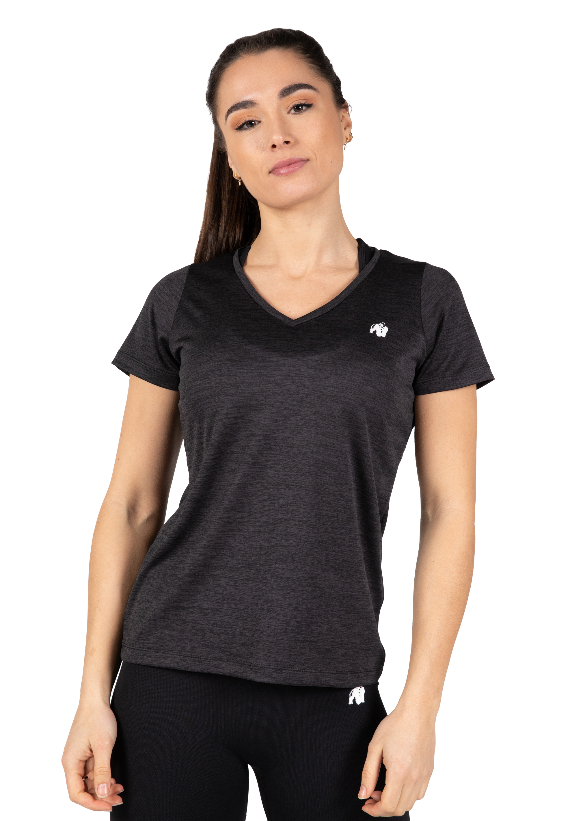 Gorilla Wear Elmira V-Neck T-Shirt T-Shirt & Tops Black