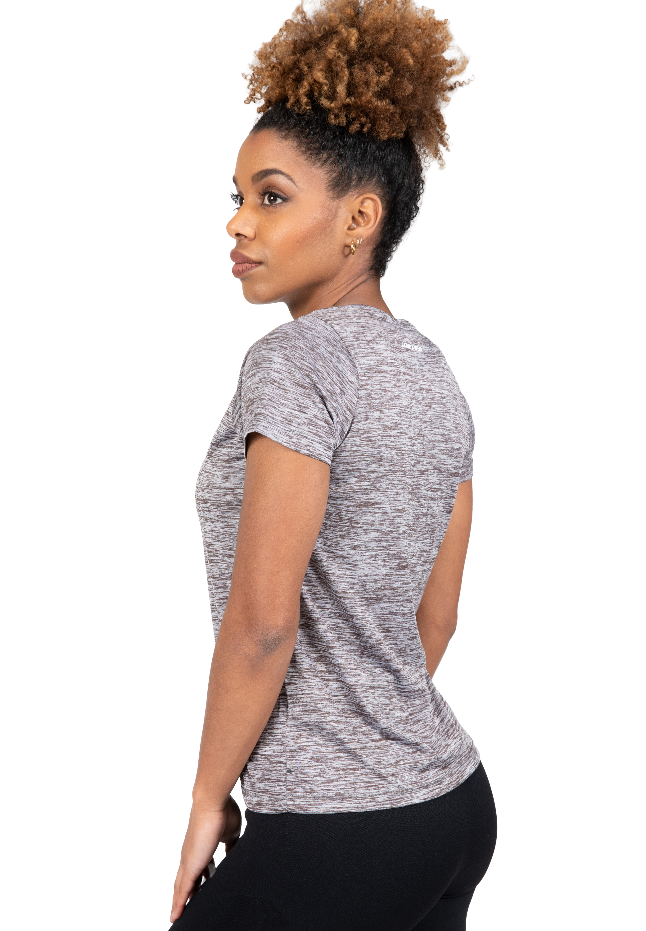 Gorilla Wear Elmira V-Neck T-Shirt T-Shirt & Tops Gray Melange