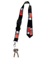 Gorilla Wear Eloy Lanyard Keychain Black/Red