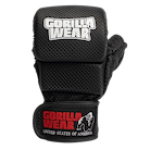 Gorilla Wear Ely MMA Sparring Gloves Fight Gear Black/White