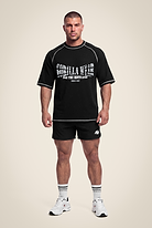 Gorilla Wear Finley Oversized T-Shirt T-Shirt & Tops Black/Gray