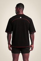 Gorilla Wear Finley Oversized T-Shirt T-Shirt & Tops Black/Red
