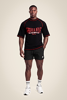 Gorilla Wear Finley Oversized T-Shirt T-Shirt & Tops Black/Red
