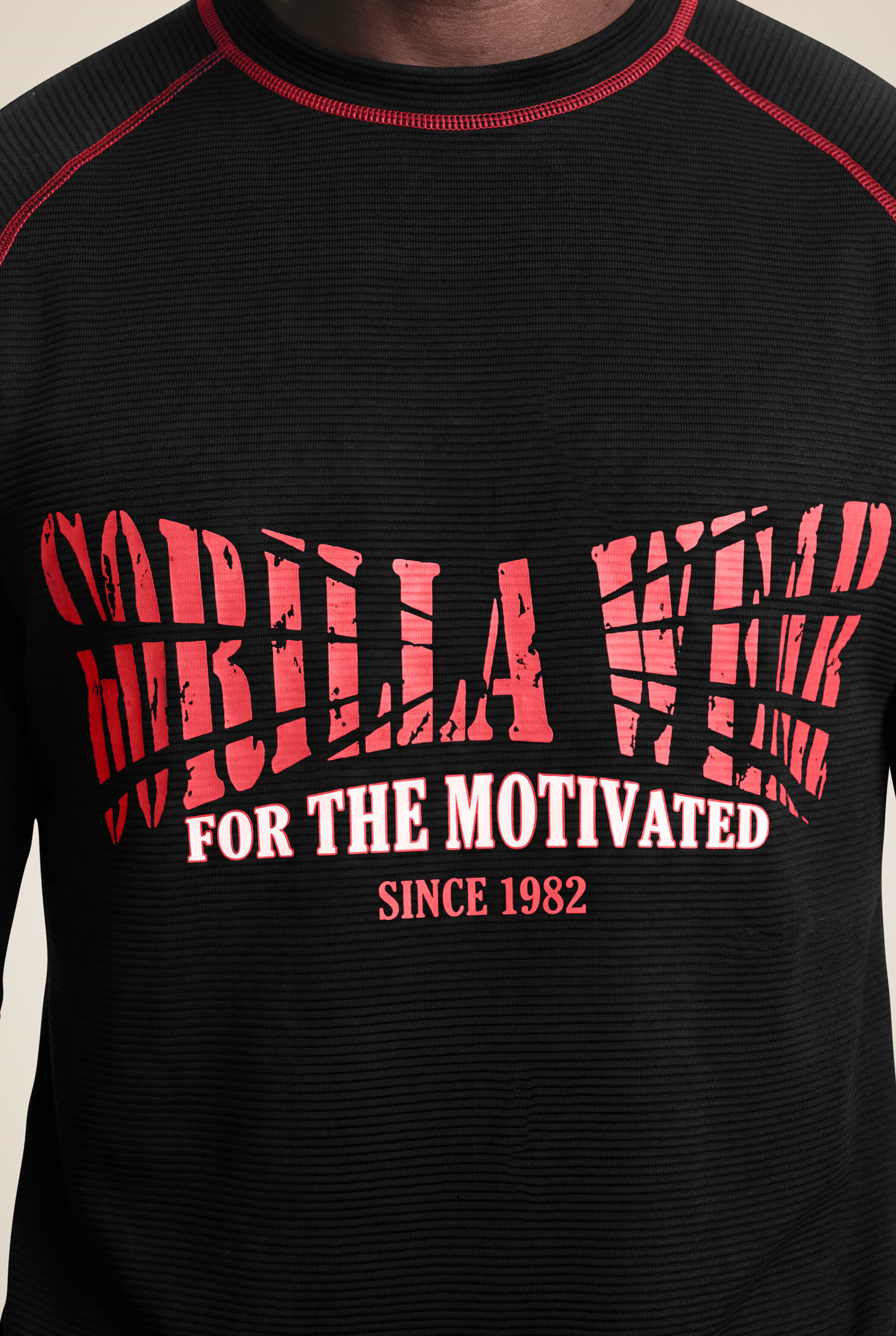 Gorilla Wear Finley Oversized T-Shirt T-Shirt & Tops Black/Red