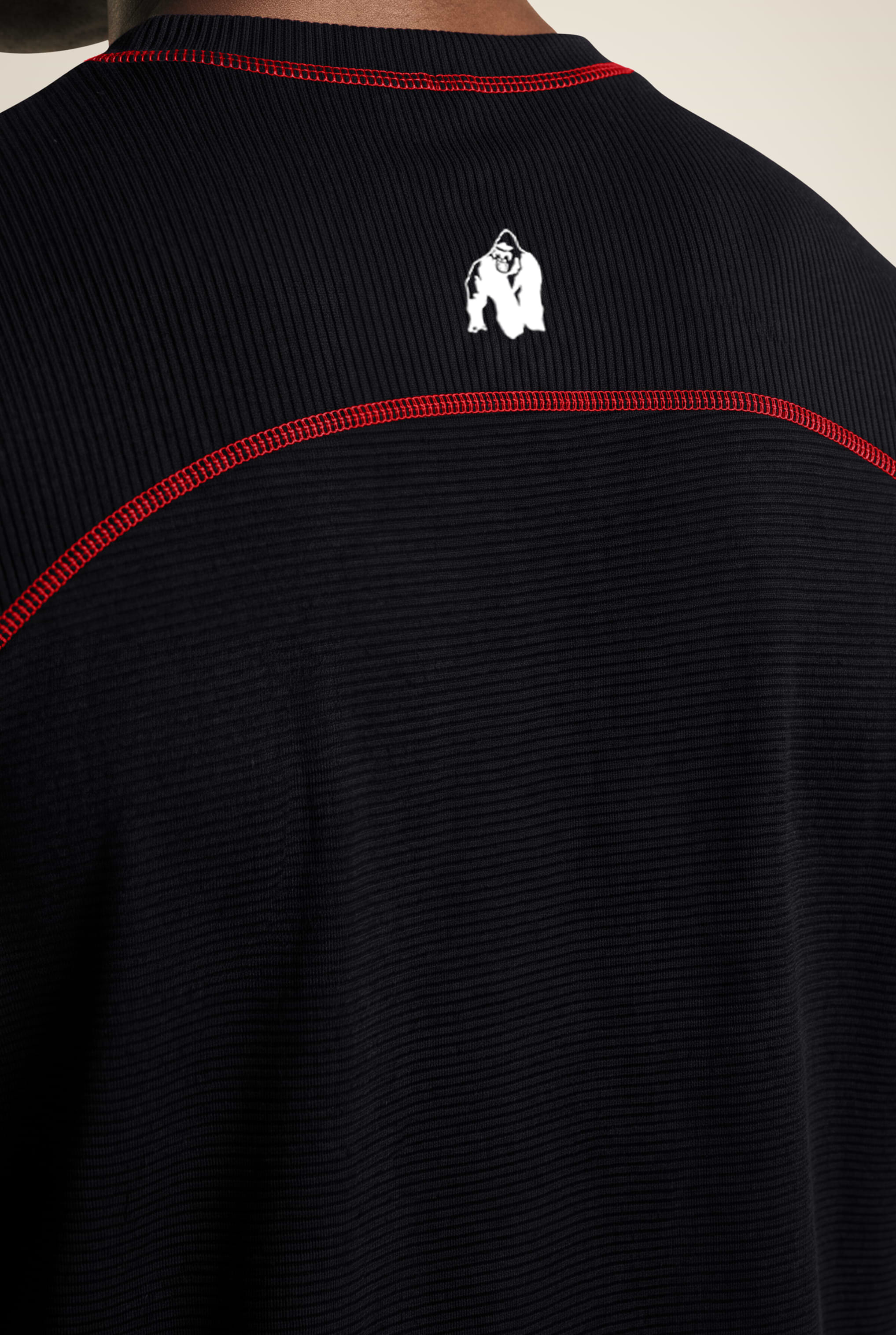Gorilla Wear Finley Oversized T-Shirt T-Shirt & Tops Black/Red