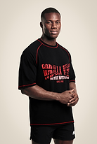 Gorilla Wear Finley Oversized T-Shirt T-Shirt & Tops Black/Red