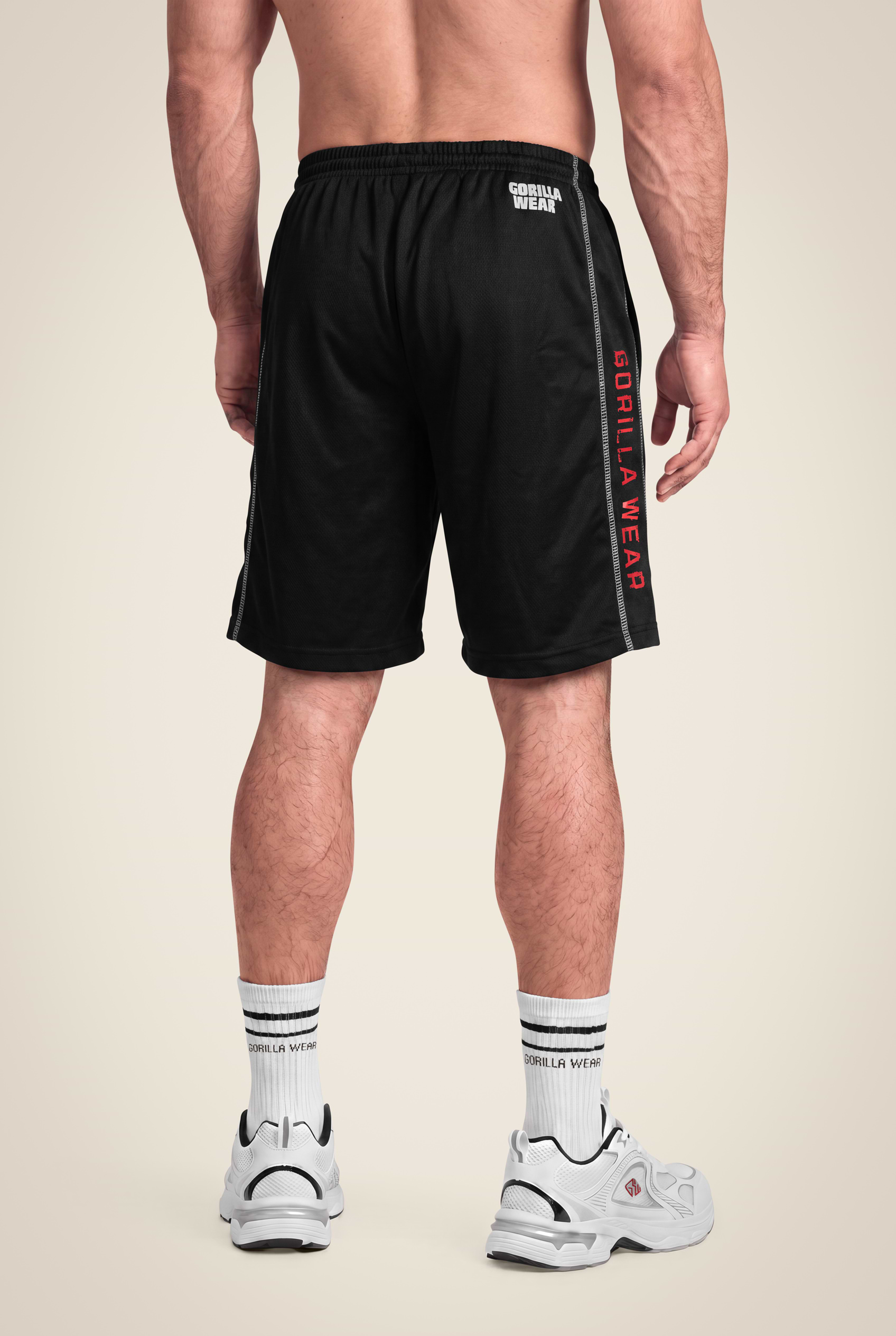 Gorilla Wear Functional Mesh Shorts Shorts Black/Red