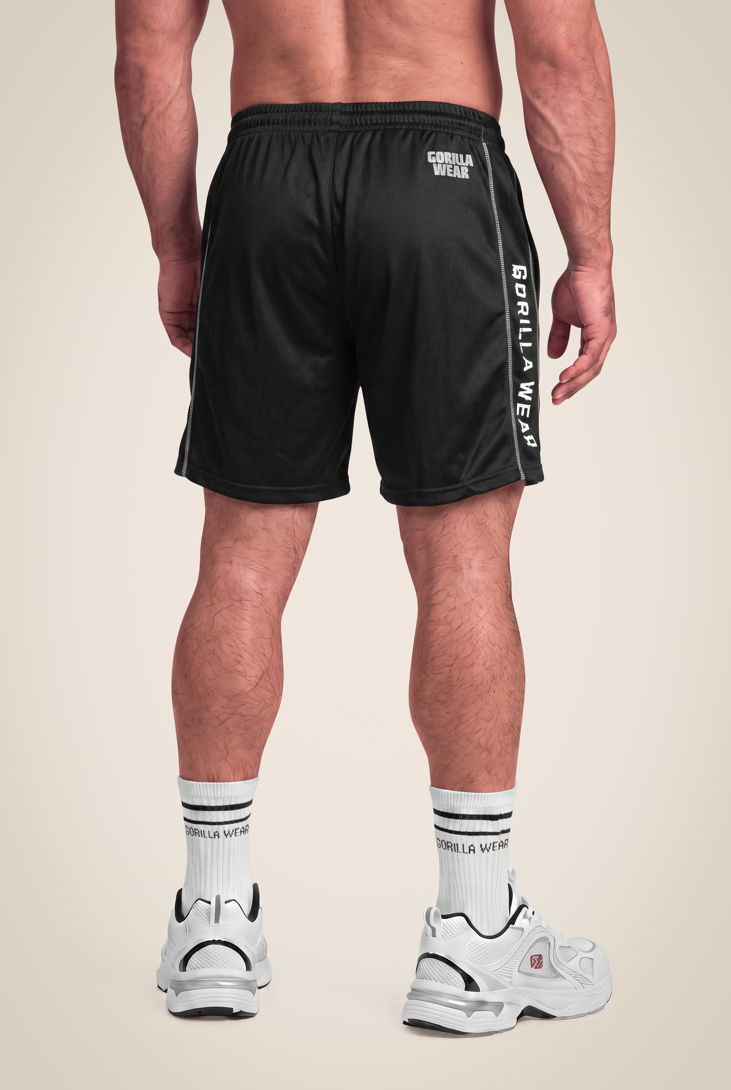 Gorilla Wear Functional Mesh Shorts Shorts Black/White