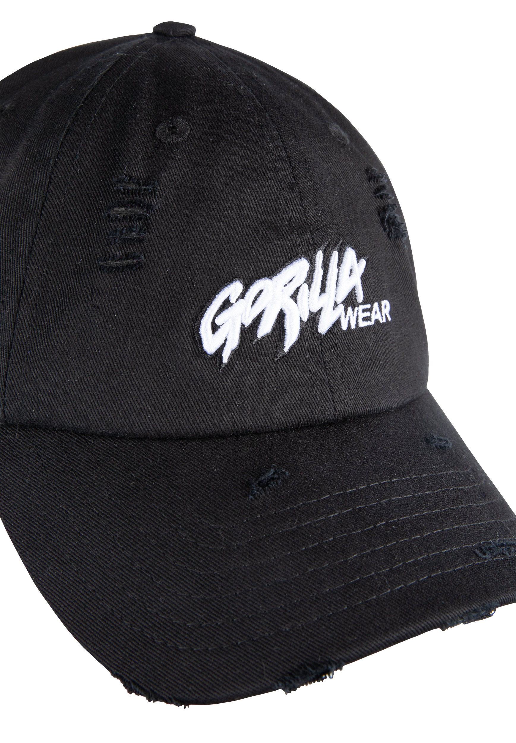 Gorilla Wear Galway Distressed Cap Caps & Beanies Black
