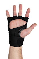 Gorilla Wear Gel Glove Wraps Fight Gear Black/White