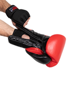 Gorilla Wear Gel Glove Wraps Fight Gear Black/White