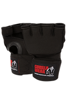 Gorilla Wear Gel Glove Wraps Fight Gear Black/White