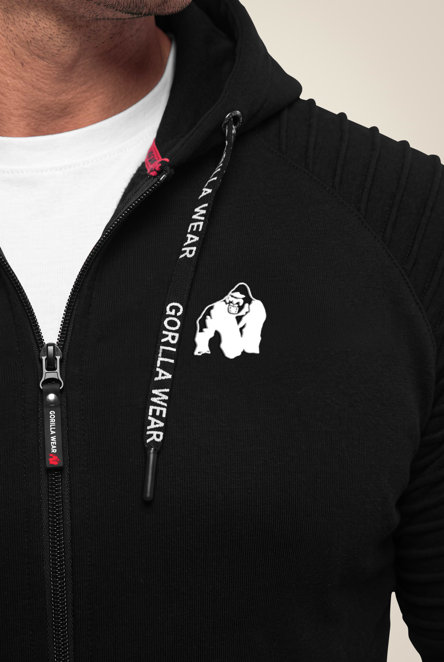 Gorilla Wear Georgia Zipped Hoodie Hoodie & Sweatshirt Black