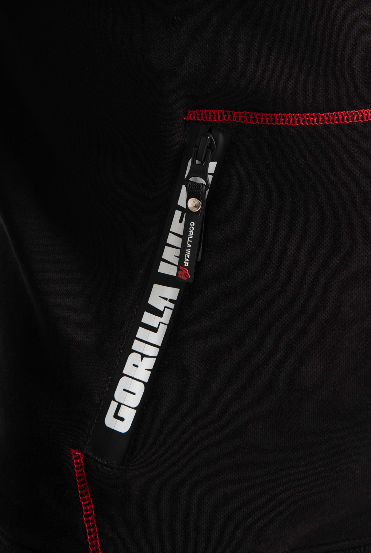 Gorilla Wear Georgia Zipped Hoodie Hoodie & Sweatshirt Black