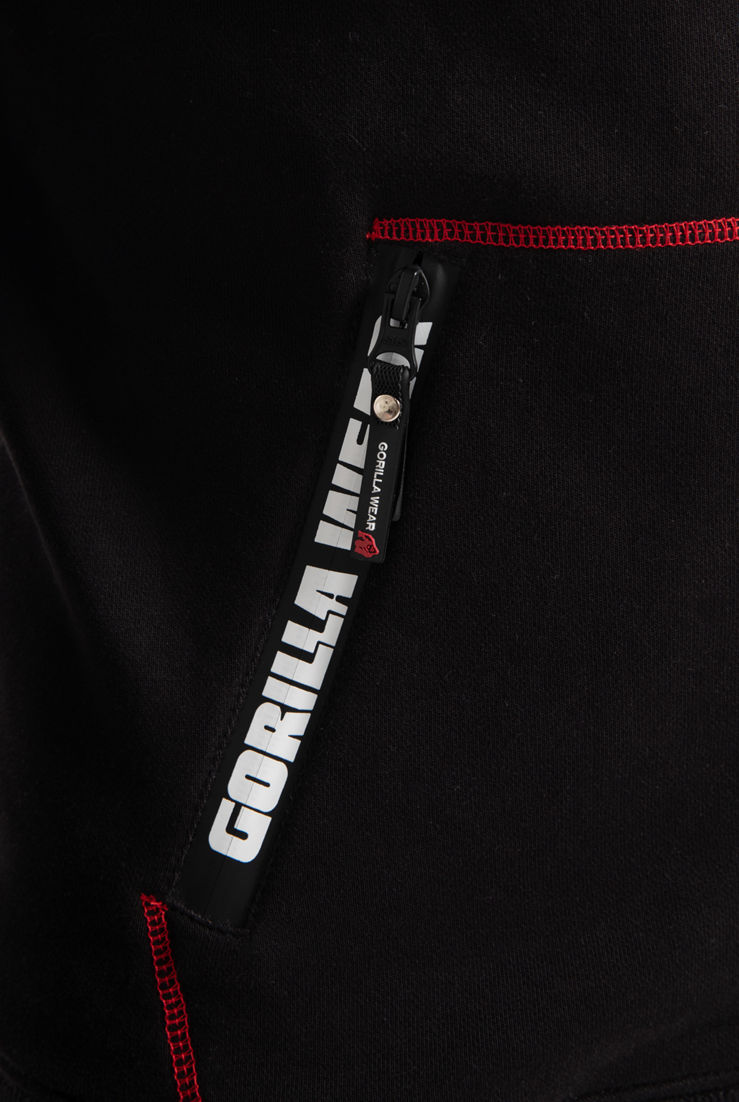 Gorilla Wear Georgia Zipped Hoodie Hoodie & Sweatshirt Black