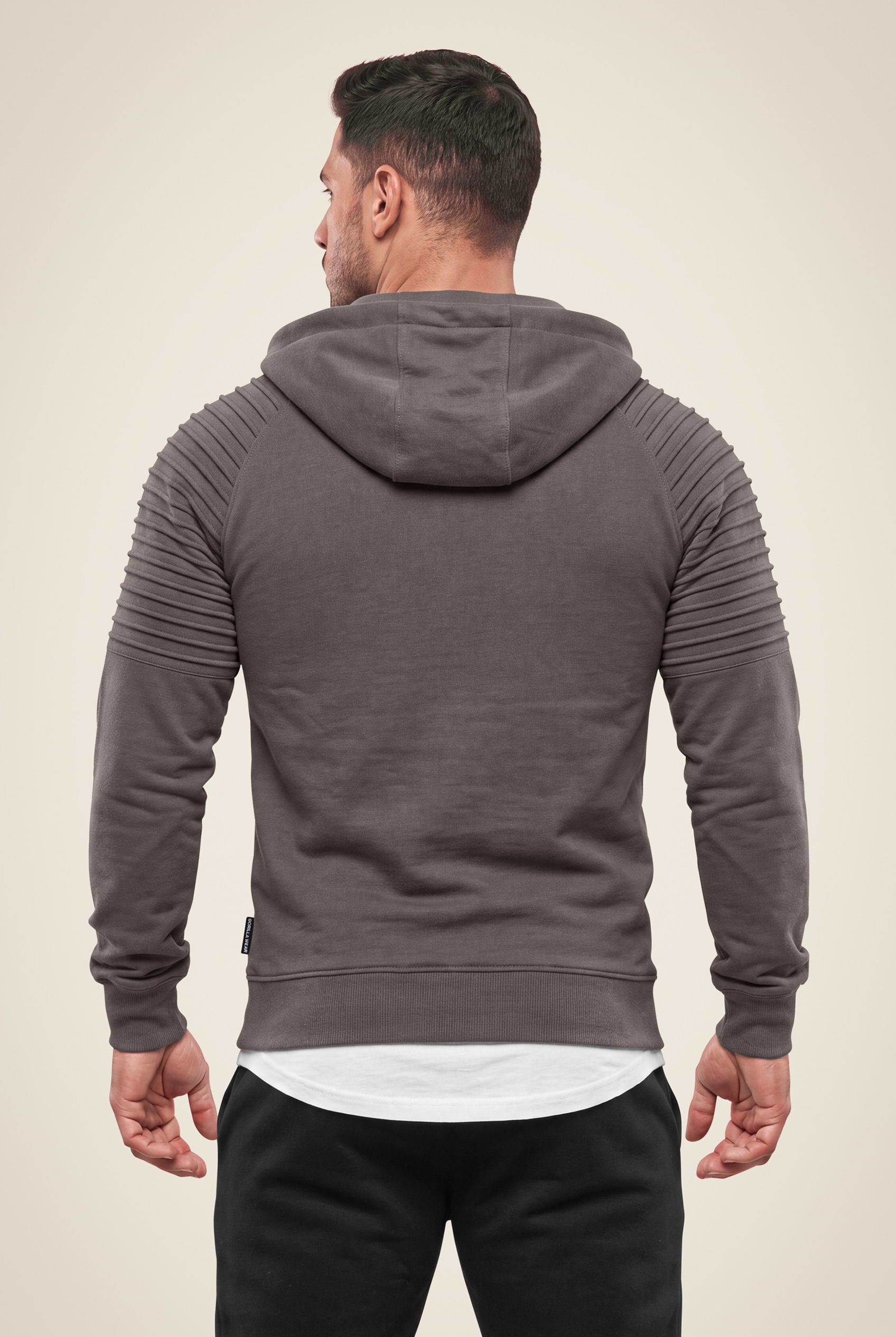 Gorilla Wear Georgia Zipped Hoodie Hoodie & Sweatshirt Gray
