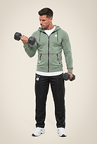 Gorilla Wear Georgia Zipped Hoodie Hoodie & Sweatshirt Green