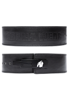 Gorilla Wear Gorilla Wear 4 Inch Carbon Leather Lever Belt Lifting Belts Black
