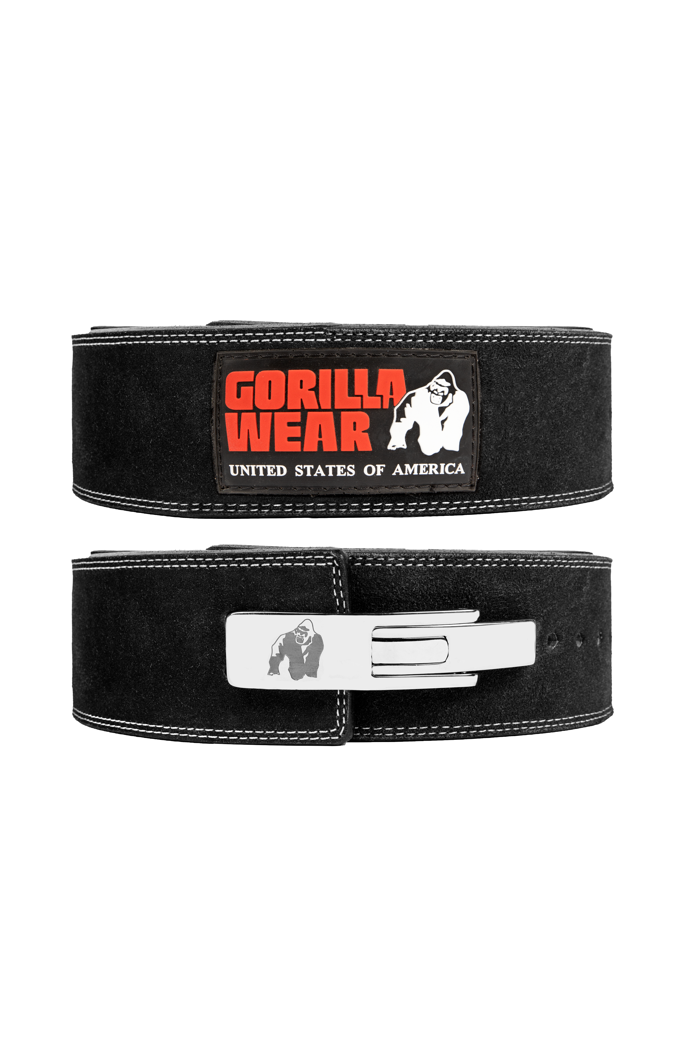 Gorilla Wear Gorilla Wear 4 Inch Leather Lever Belt Lifting Belts Black