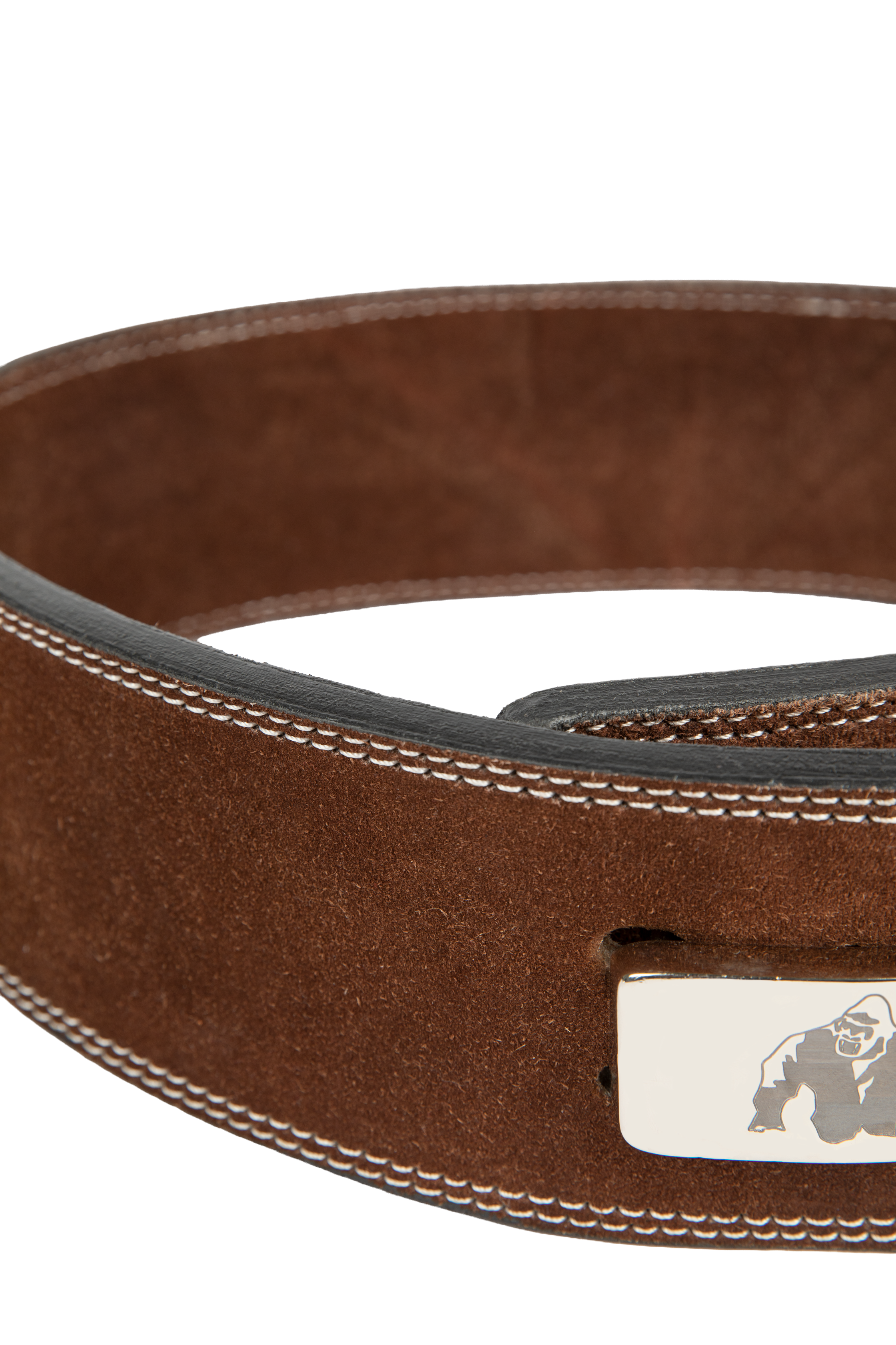 Gorilla Wear Gorilla Wear 4 Inch Leather Lever Belt Lifting Belts Brown