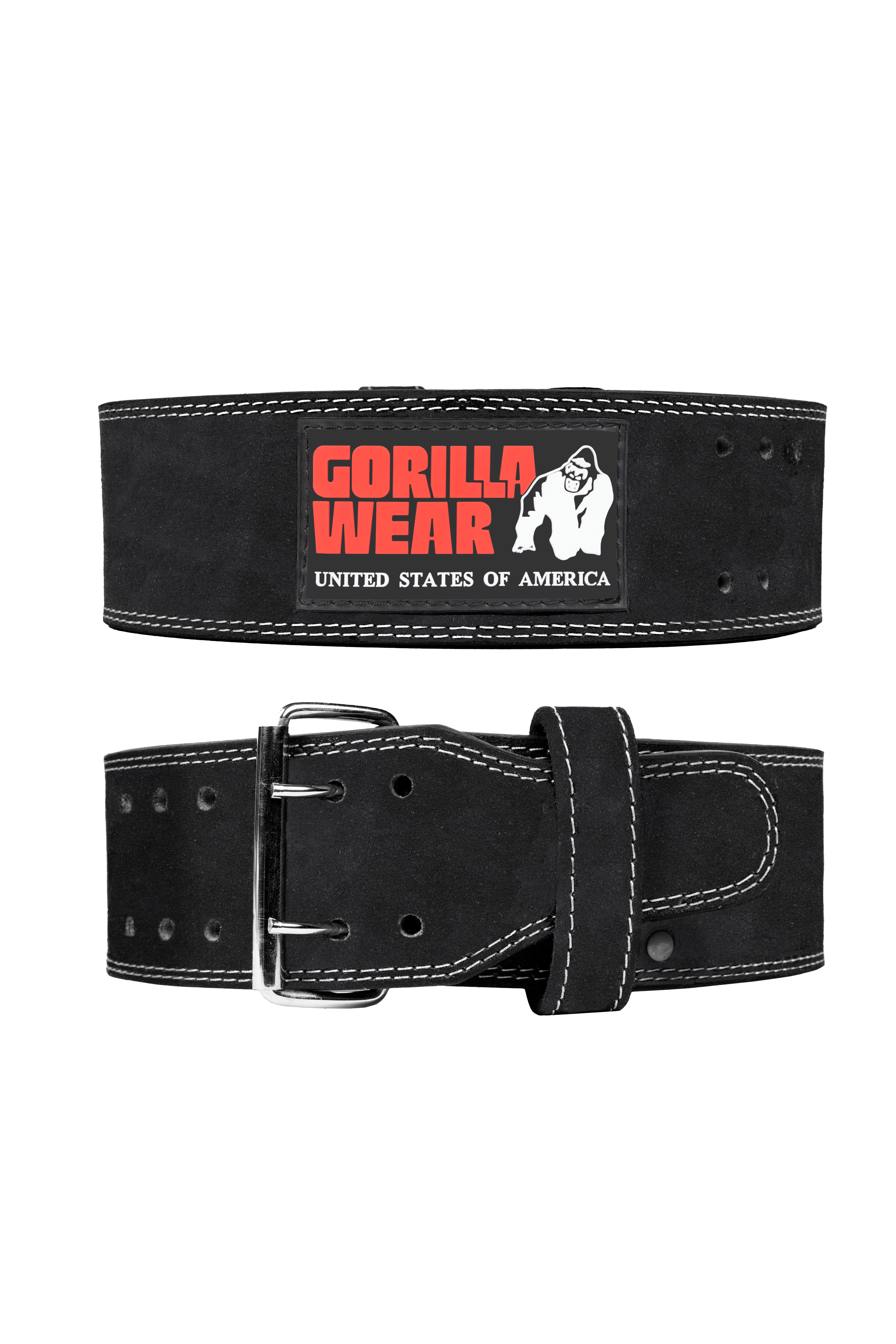 Gorilla Wear Gorilla Wear 4 Inch Leather Lifting Belt Lifting Belts Black